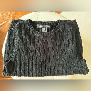 Ralph Lauren Cotton Cable Knit Sweater Vest, Medium